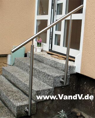 Edelstahl Treppengeländer 19
Preise auf Anfrage unter Email: info@vandv.de
Schlüsselwörter: Treppengeländer