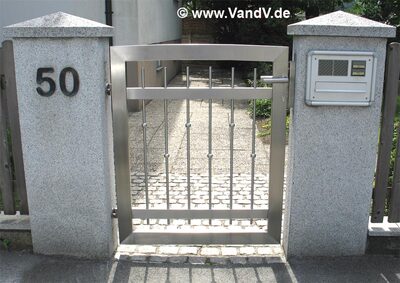 Edelstahltor_34
Preise auf Anfrage unter Email: info@vandv.de
Schlüsselwörter: Tor