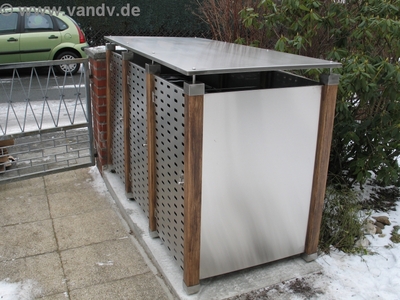 Edelstahl Müllbox 3
Preise auf Anfrage unter Email: info@vandv.de
Schlüsselwörter: Müllbox