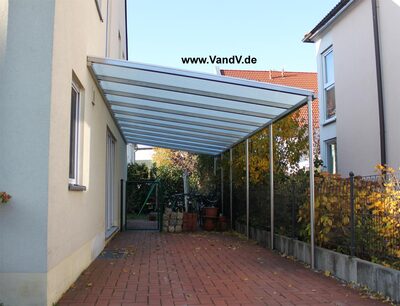 Edelstahl Carport 2
Preise auf Anfrage unter Email: info@vandv.de
Schlüsselwörter: Überdachung Carport