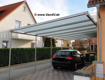 Edelstahl Carport 5
Preise auf Anfrage unter Email: info@vandv.de
Schlüsselwörter: Überdachung Carport