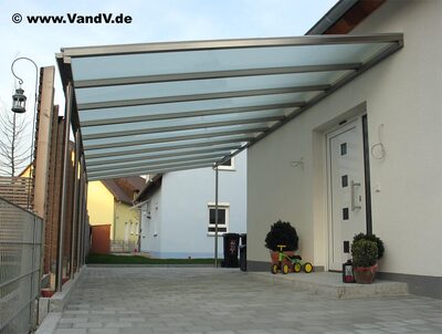 Edelstahl Carport 6
Preise auf Anfrage unter Email: info@vandv.de
Schlüsselwörter: Überdachung Carport