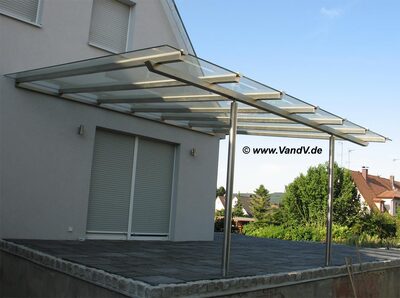 Edelstahlüberdachung 1
Preise auf Anfrage unter Email: info@vandv.de
Schlüsselwörter: Überdachung Carport